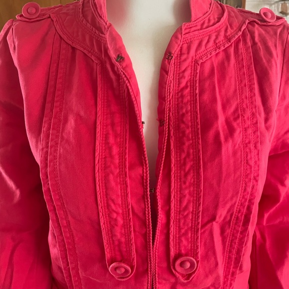 Anthropologie Elevenses Red jacket. Sz.M. - Picture 3 of 10